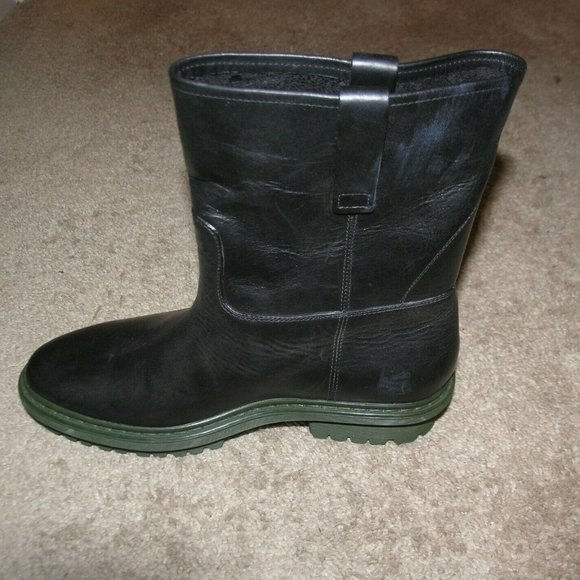 Balenciaga Black Leather Engineer Ankle Boots Size 8 NWB - Picture 3 of 10